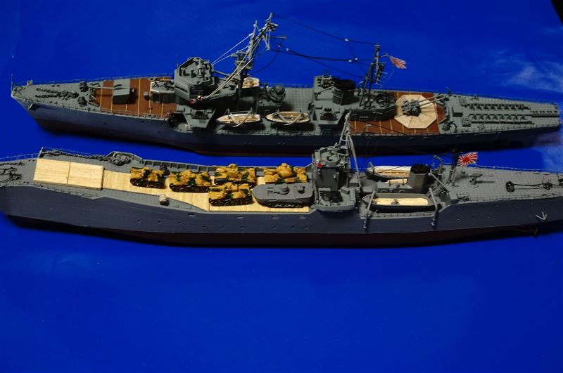 二等輸送艦と鵜来型海防艦 画像